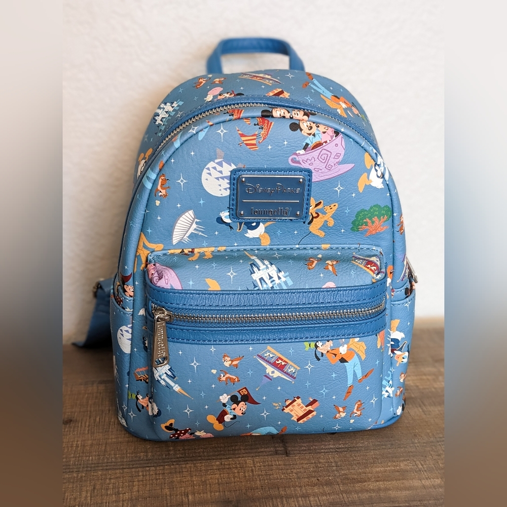 *SOLD* Disney Parks Blue Loungefly Backpack